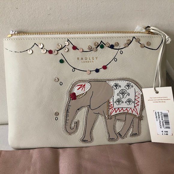 RADLEY LONDON DIWALI POUCH MEDIUM ZIP-TOP WRISTLET - Picture 7 of 8